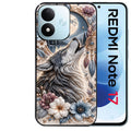 Coque pour Redmi Note 17 et PRO 4G 5G Max loup et lune