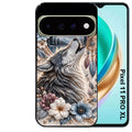 Coque pour Pixel 10 / 11 / PRO / XL loup et lune
