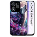 Coque pour Honor 600 SMART loup et plume