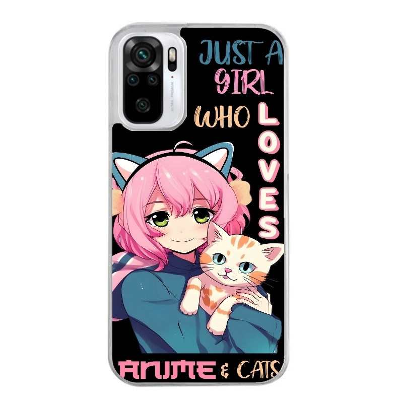 Coque taperso pour Redmi Note 10 4G 5G PRO 10S avec motif anime et chat protection antichoc personnalisée