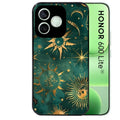 Coque noire pour Honor 600 LITE avec motif lune et astro protection antichoc personnalisée