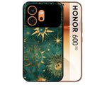 Coque noire taperso pour Honor 600 et 600 PRO avec motif lune et astro protection antichoc personnalisée