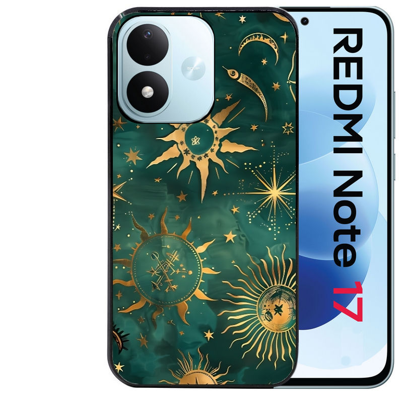 Coque pour Redmi Note 17 et PRO 4G 5G Max lune astro