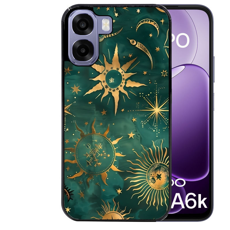 Coque pour Oppo A6 A6 A6K lune astro