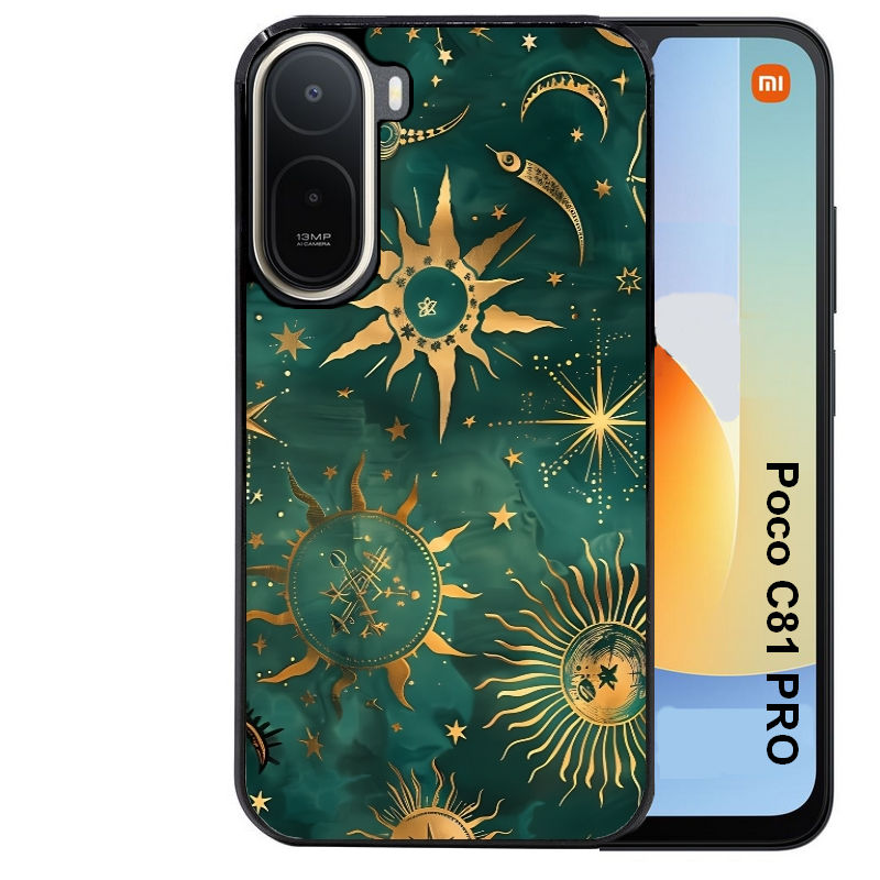 Coque pour POCO C81 PRO lune astro