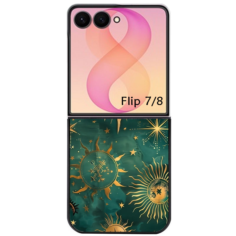Coque pour Z FLIP 6 7 8 lune astro