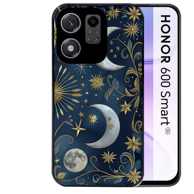 Coque pour Honor 600 SMART lune et etoile