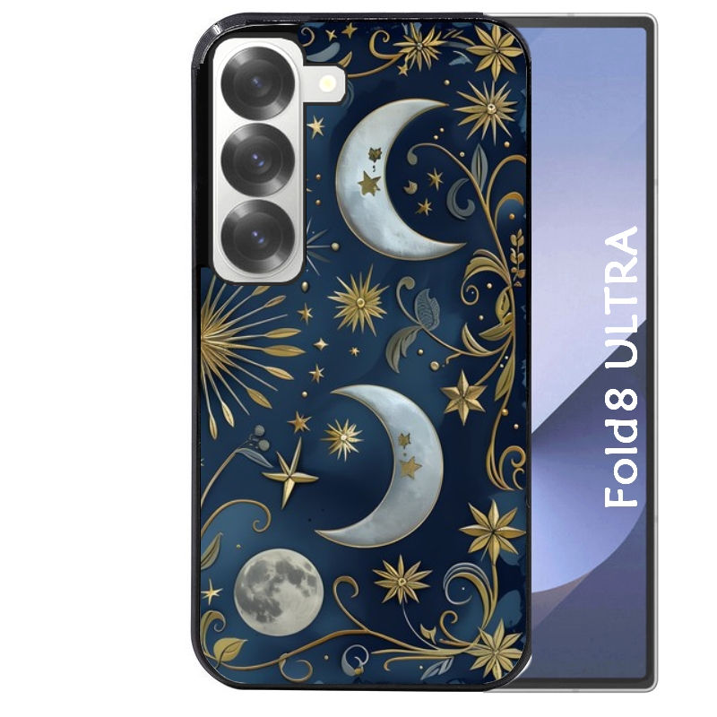 Coque pour Z FOLD 8 ULTRA lune et etoile