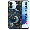 Coque pour Redmi Note 17 et PRO 4G 5G Max lune et etoile