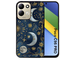Coque pour POCO C95 PRO lune et etoile