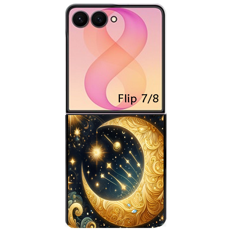 Coque pour Z FLIP 6 7 8 lune astre