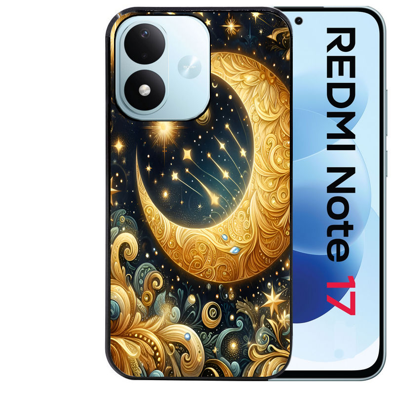 Coque pour Redmi Note 17 et PRO 4G 5G Max lune astre