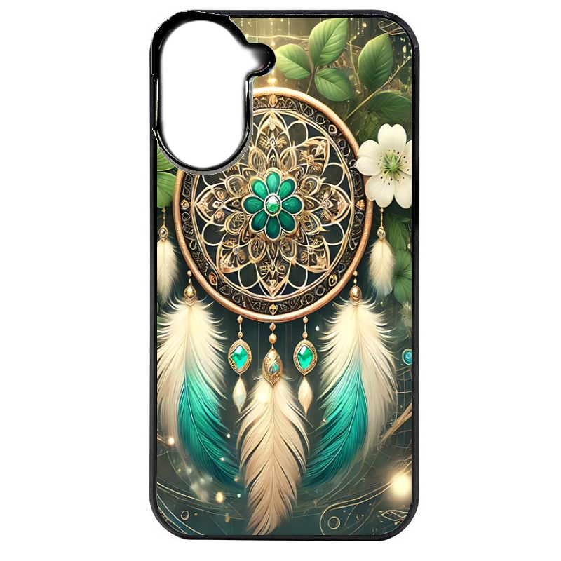 Coque noire taperso pour Redmi A5 4G avec motif dreamcatcher talisman protection antichoc personnalisée