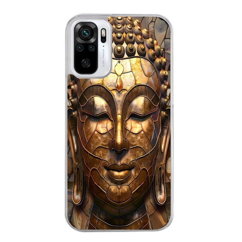 Coque taperso pour Redmi Note 10 4G 5G PRO 10S avec motif bouddha et mosaique protection antichoc personnalisée
