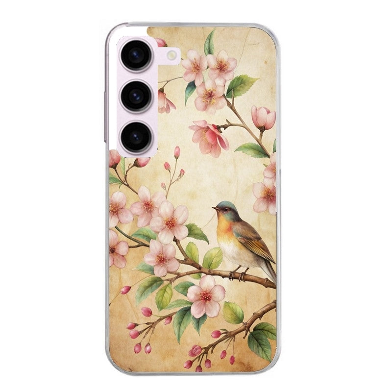 Coque taperso pour Galaxy A13 4G et 5G A23 A53 avec motif fleur et colibri protection antichoc personnalisée