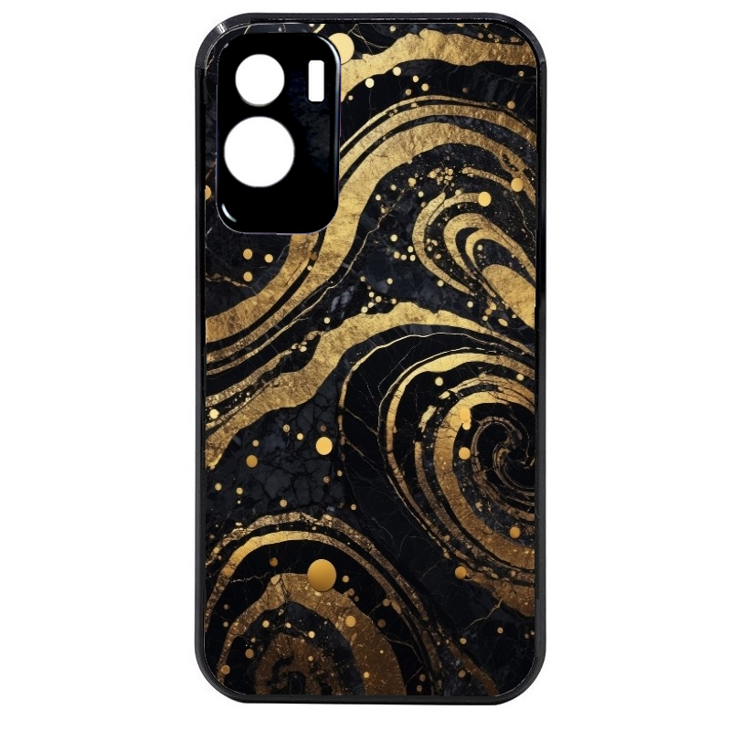 Coque noire taperso pour Honor 70 LITE 90 et LITE avec motif marbre noir protection antichoc personnalisée