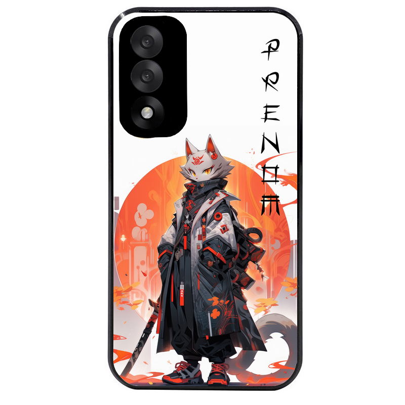 Coque noire taperso pour OnePlus Nord 5 avec motif anime chat japan personnalise protection antichoc personnalisée