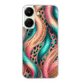 Coque taperso pour POCO C65 4G avec motif effet fourrure leopard 2 protection antichoc personnalisée