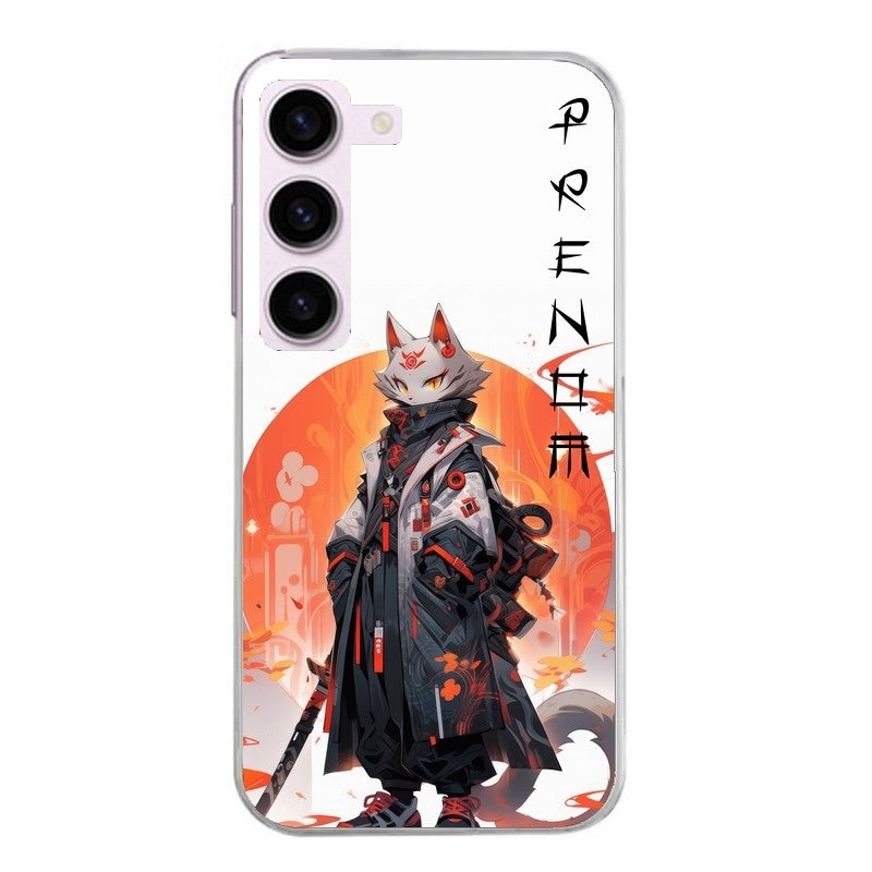 Coque taperso pour Galaxy A13 4G et 5G A23 A53 avec motif anime chat japan personnalise protection antichoc personnalisée