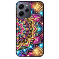 Coque noire taperso pour Redmi 12 4G et 5G avec motif mandala 2 protection antichoc personnalisée