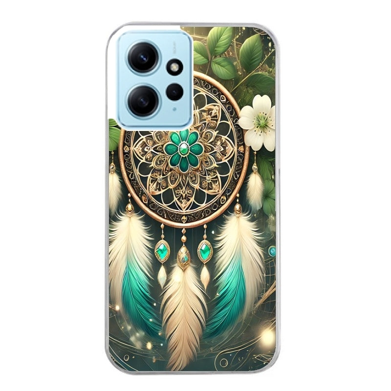 Coque taperso pour Redmi Note 12 4G 5G PRO 4G avec motif dreamcatcher talisman protection antichoc personnalisée