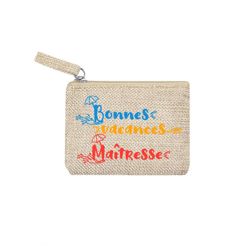 Chaussette courte maitresse vacances disponible en blanc, rose, vert, jaune, violet et bleu