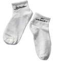 Chaussette courte maitresse vacances disponible en blanc, rose, vert, jaune, violet et bleu