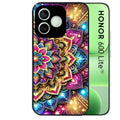Coque noire pour Honor 600 LITE avec motif mandala 2 protection antichoc personnalisée
