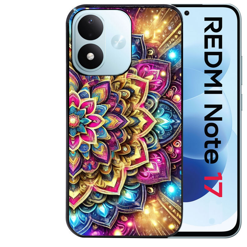 Coque pour Redmi Note 17 et PRO 4G 5G Max mandala 2