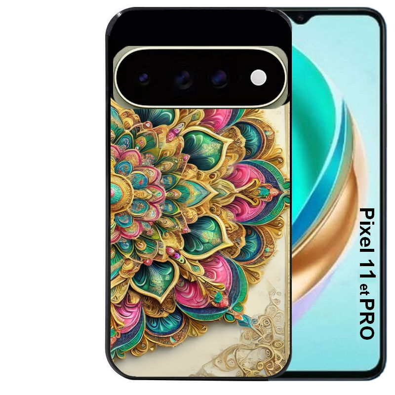 Coque pour Pixel 10 / 11 / PRO / XL mandala 3
