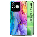 Coque noire pour Honor 600 LITE avec motif marbre tie dye protection antichoc personnalisée