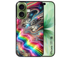 Coque pour Iphone 18 / PRO / PRO MAX / 18E marbre arc en ciel