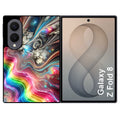 Coque pour Z FOLD 8 marbre arc en ciel