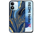 Coque pour Redmi Note 17 et PRO 4G 5G Max marbre bleu agathe