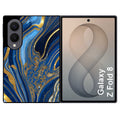 Coque pour Z FOLD 8 marbre bleu agathe