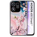 Coque pour Honor 600 SMART marbre fleur cerisier