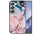 Coque pour Z Fold 8 / ULTRA marbre fleur cerisier