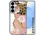 Coque pour Galaxy A08 A18 A28 A38 A58 marbre fleur leopard