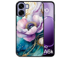 Coque pour Oppo A6 A6 A6K marbre fleur