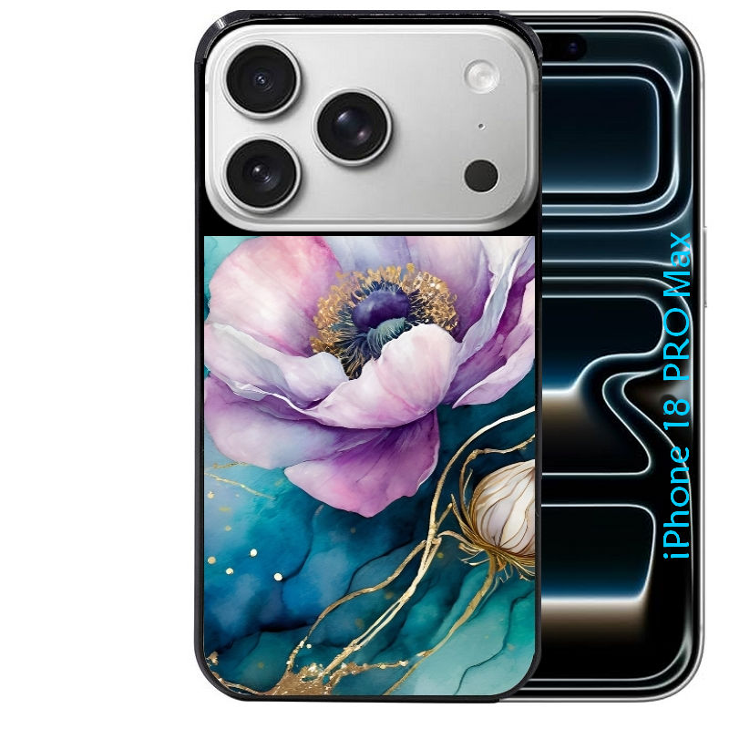 Coque pour Iphone 18 / PRO / PRO MAX / 18E marbre fleur