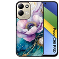 Coque pour POCO C95 PRO marbre fleur