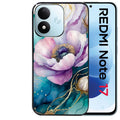 Coque pour Redmi Note 17 et PRO 4G 5G Max marbre fleur