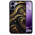 Coque pour Oppo A6 A6 A6K marbre noir