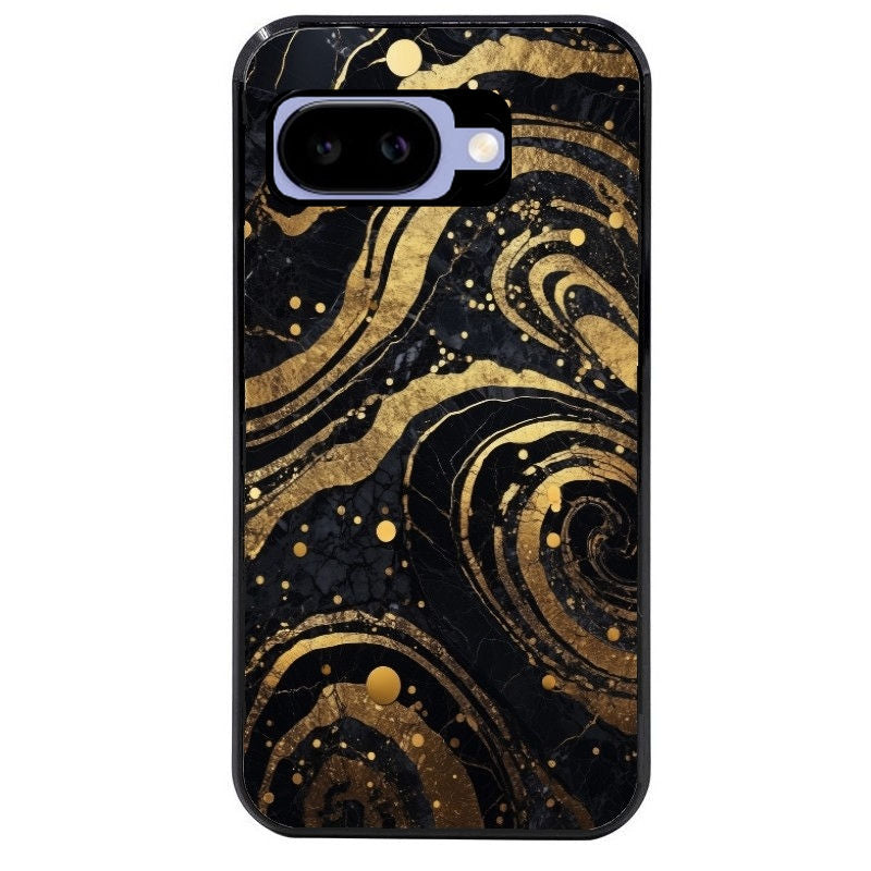Coque pour Pixel 8A 9A 10A marbre noir