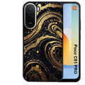 Coque pour POCO C81 PRO marbre noir