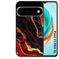 Coque pour Pixel 10 / 11 / PRO / XL marbre rouge