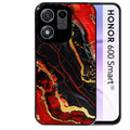 Coque pour Honor 600 SMART marbre rouge
