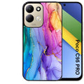 Coque pour POCO C95 PRO marbre tie dye