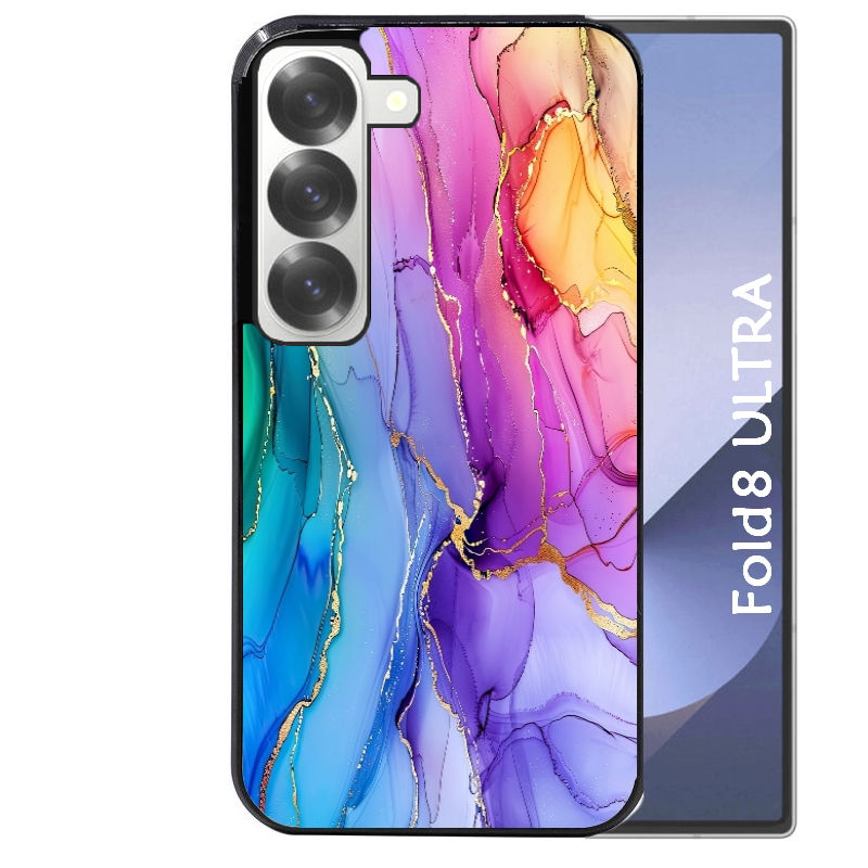 Coque pour Z FOLD 8 ULTRA marbre tie dye