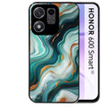 Coque pour Honor 600 SMART marbre vert